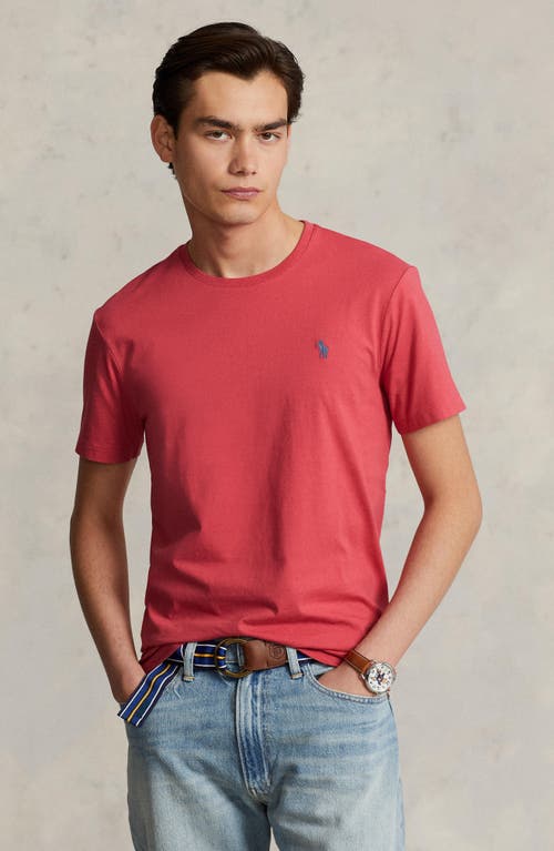 Polo Ralph Lauren Classic Fit Crewneck T-shirt In Red