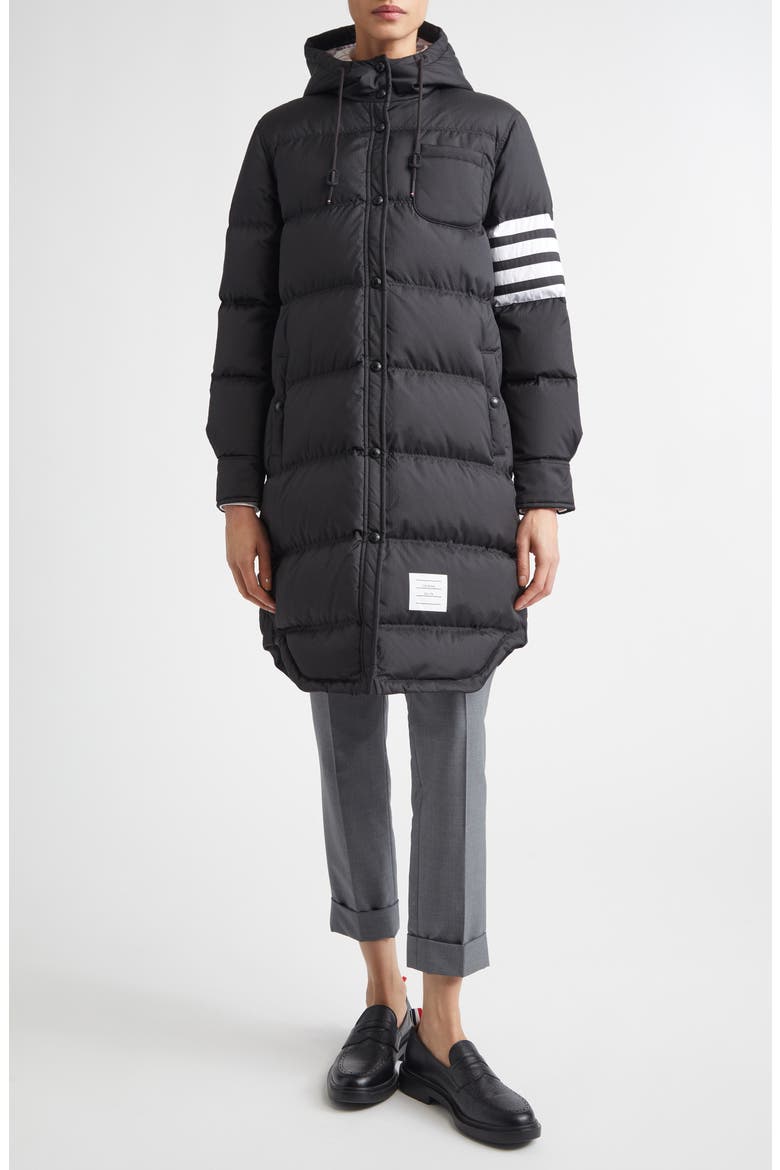 4-Bar Down Coat, Main, color, BLACK