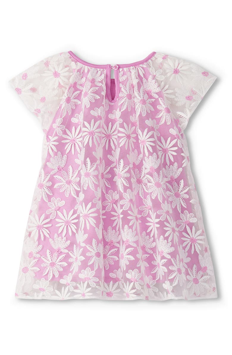 Hatley Lilac Daisey Embroidered Tulle Dress, Alternate, color, 