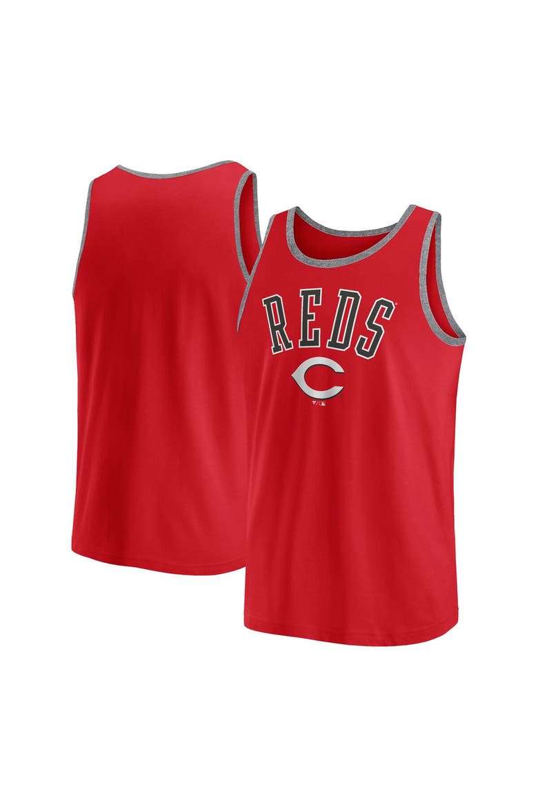 Men's Fanatics Red Cincinnati Reds Bet Tank Top, Main, color, Red
