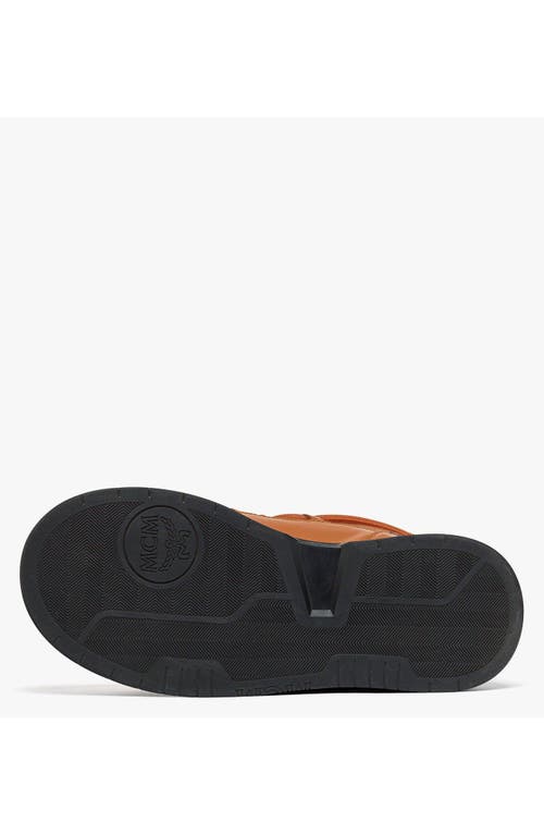 Mcm Skyward Ankle Boots In Cognac