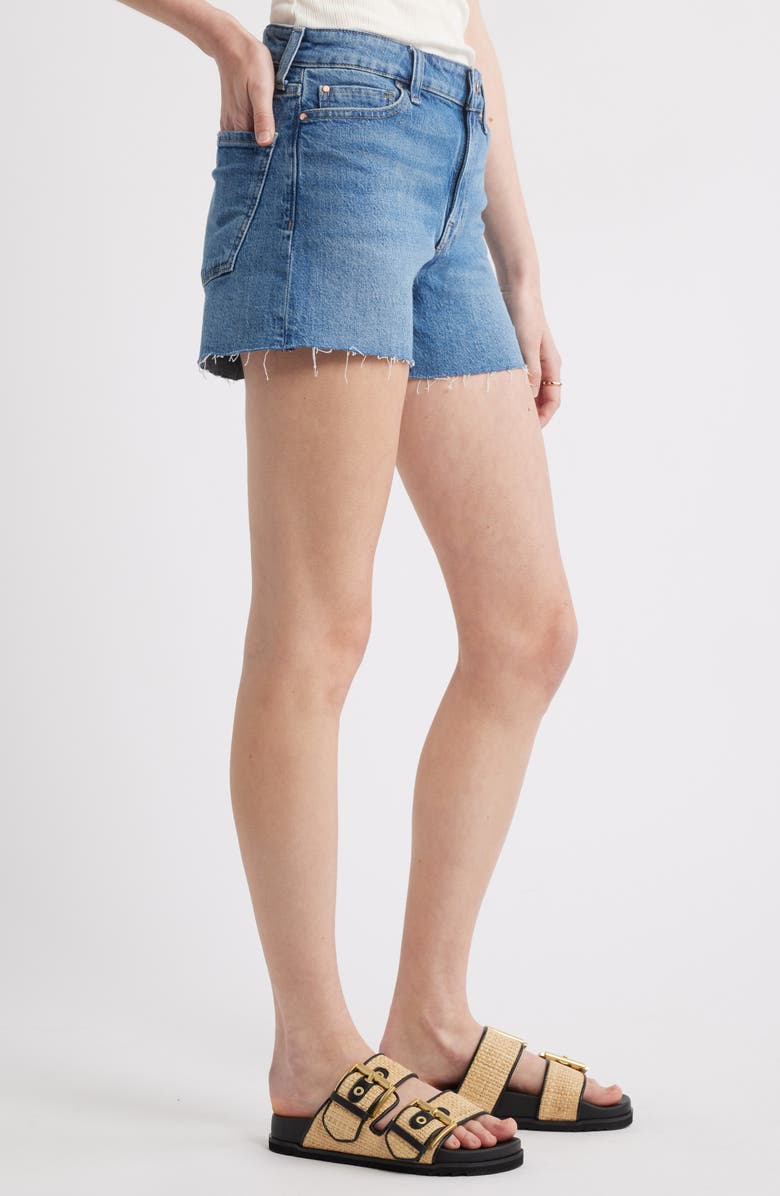 Treasure & Bond Denim Shorts, Alternate, color, Medium Wash