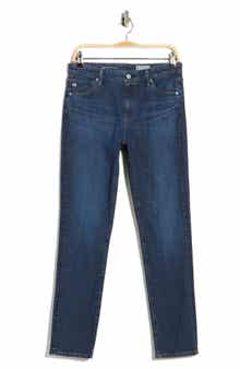 AG Mari High Waist Slim Straight Leg Jeans