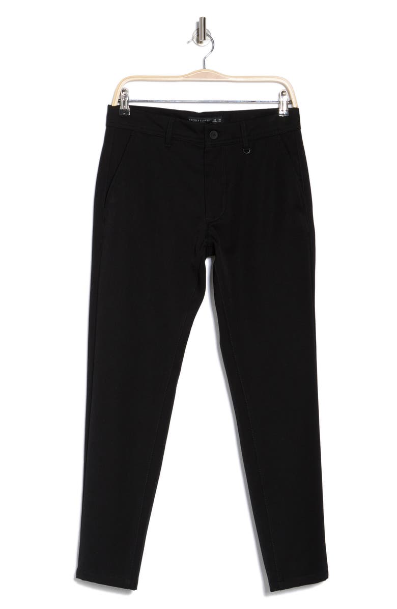 DENIM AND FLOWER Melange Pants, Main, color, Black