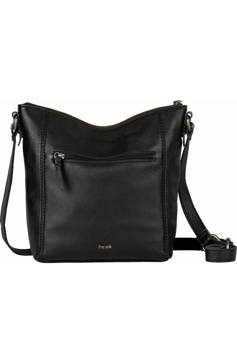 The Sak Ashland Leather Crossbody Bag, Alternate, color, Black