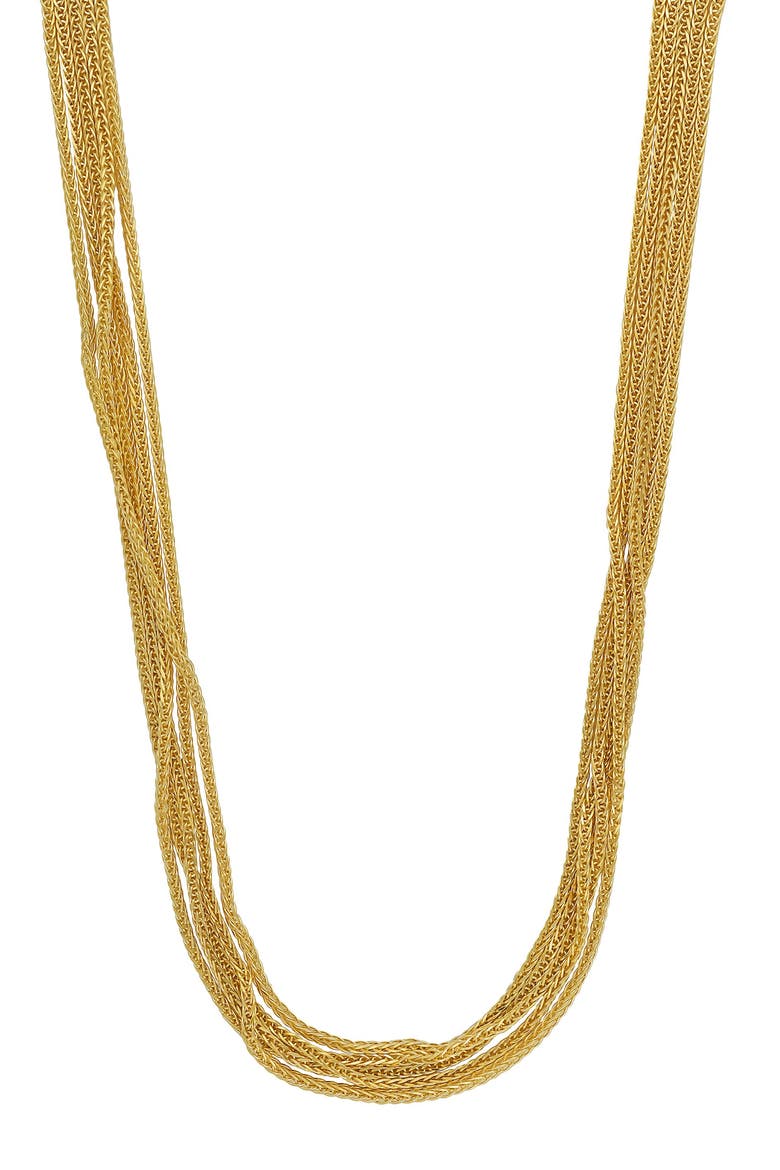 14K Gold Multistrand Necklace (Nordstrom Exclusive), Main, color, 14K YELLOW GOLD