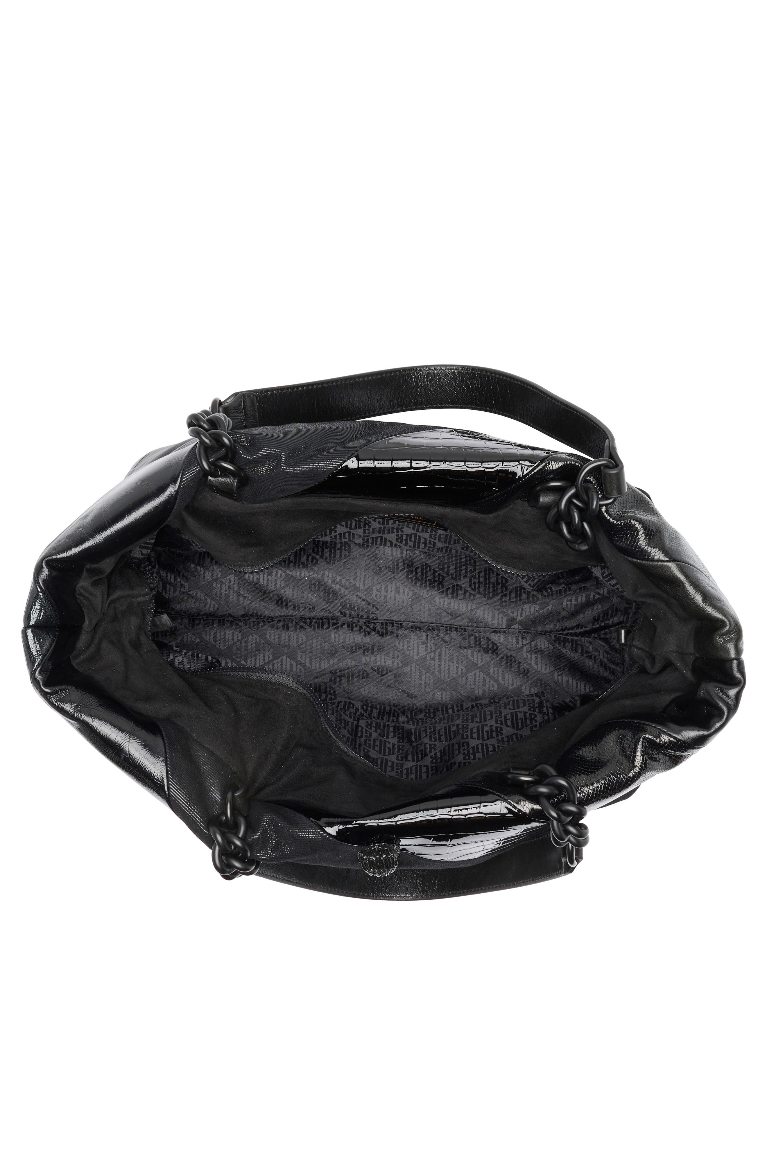 Kurt Geiger London Large Kensington Quilted Leather Shopper Bag, Alternate, color, Black