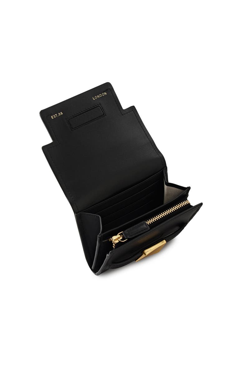 Radley The Christina Medium Flapover Wallet, Alternate, color, Black