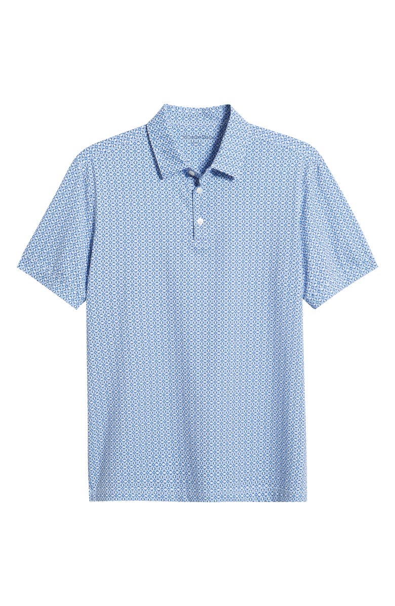 Mizzen+Main Versa Trim Fit Geo Print Golf Polo, Alternate, color, Provence Parquet