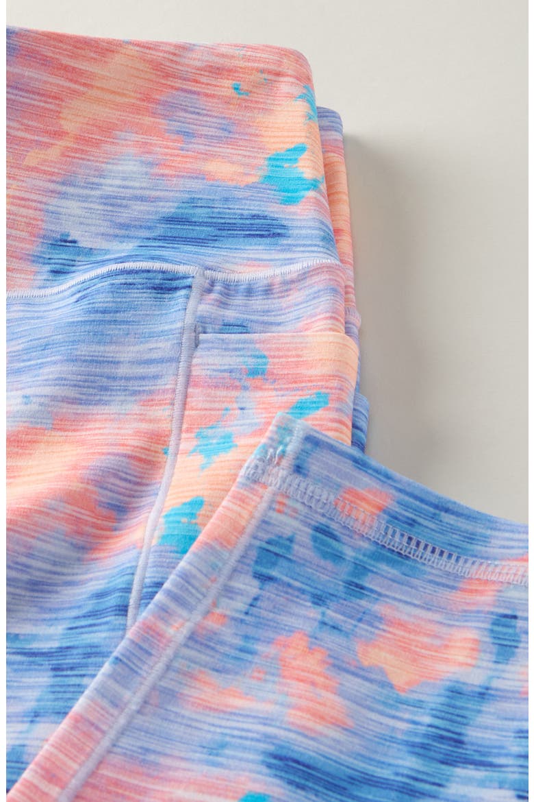 Kids' Live By High Waist Leggings, Alternate, color, PURPLE CALLUNA HIGH TIDE PRINT