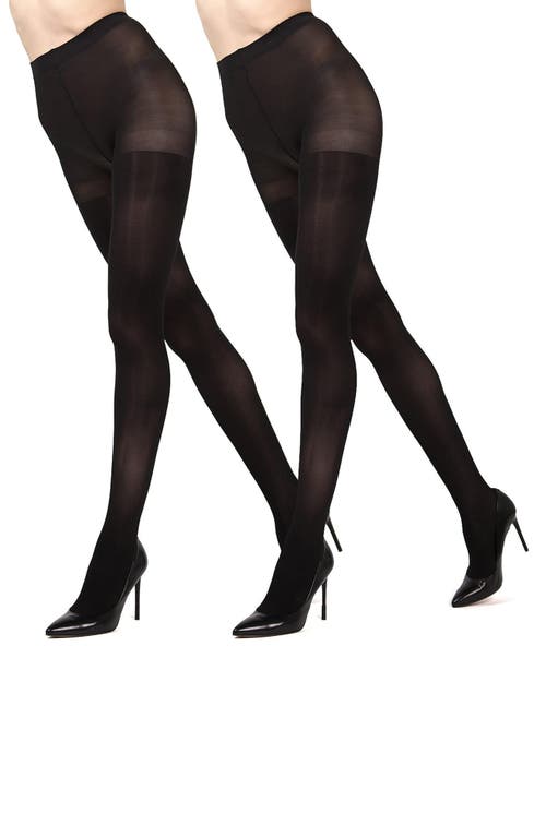 Memoi 2-pack Opaque Tights