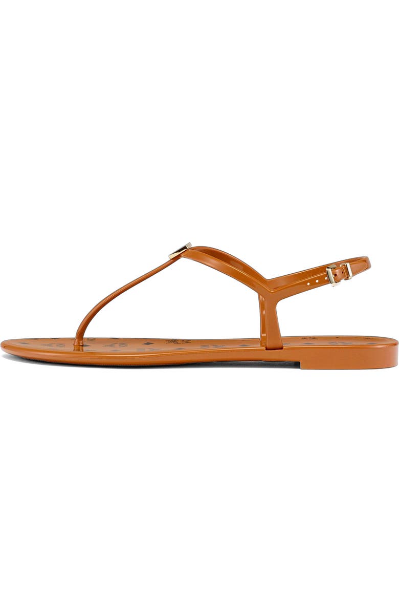 MCM Monogram Jelly Sandals, Alternate, color,