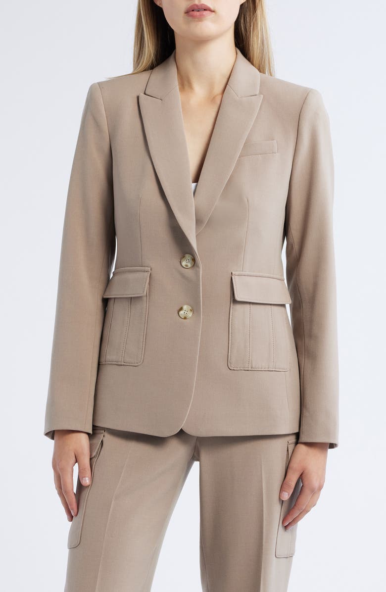 Tahari ASL Cargo Pocket Blazer, Main, color,