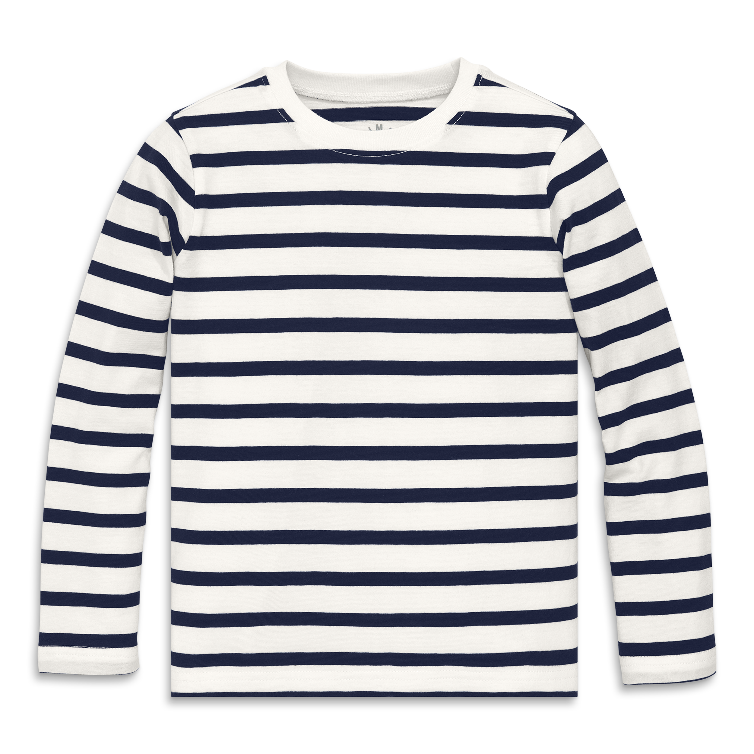 Ivory Navy Stripe