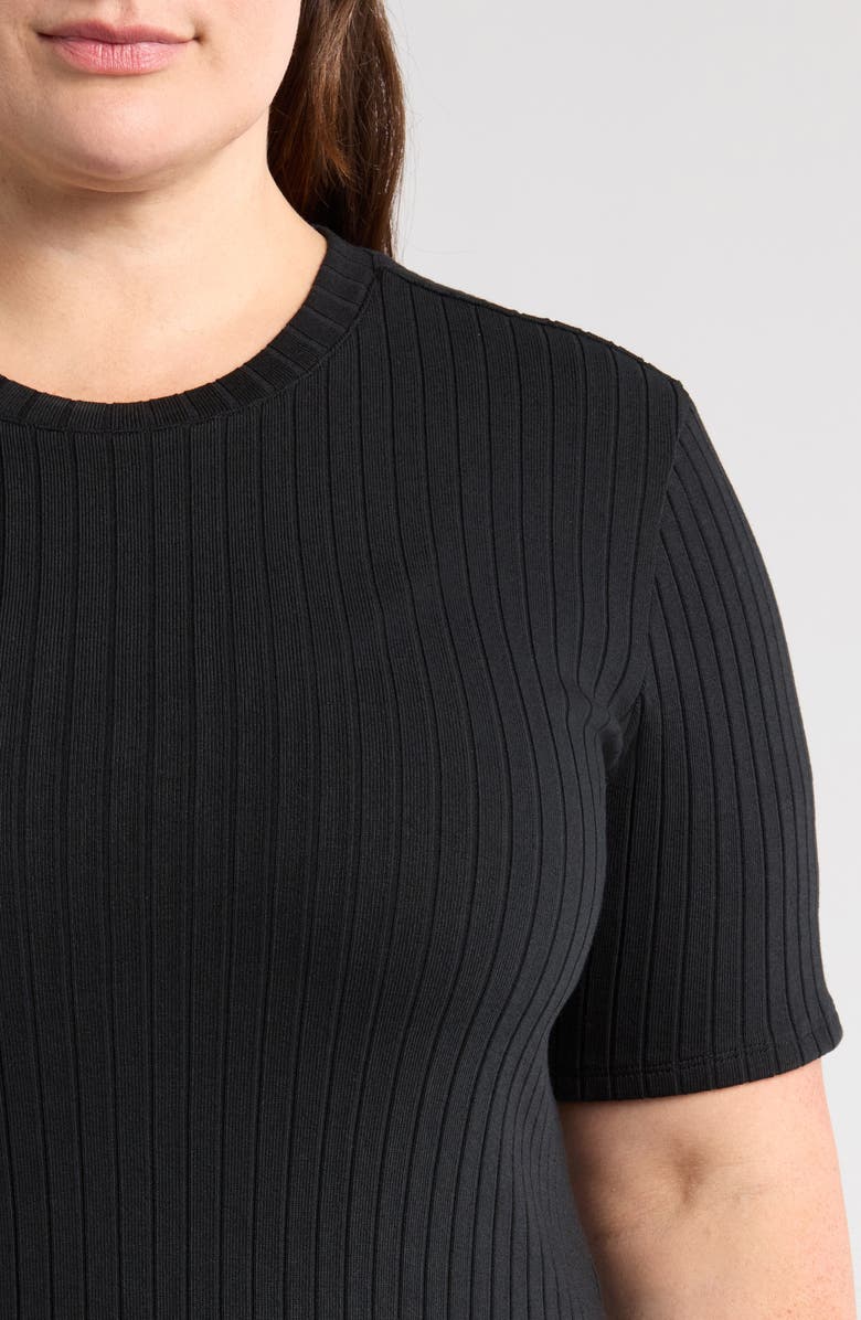 Universal Standard Rib T-Shirt Dress, Alternate, color, 
