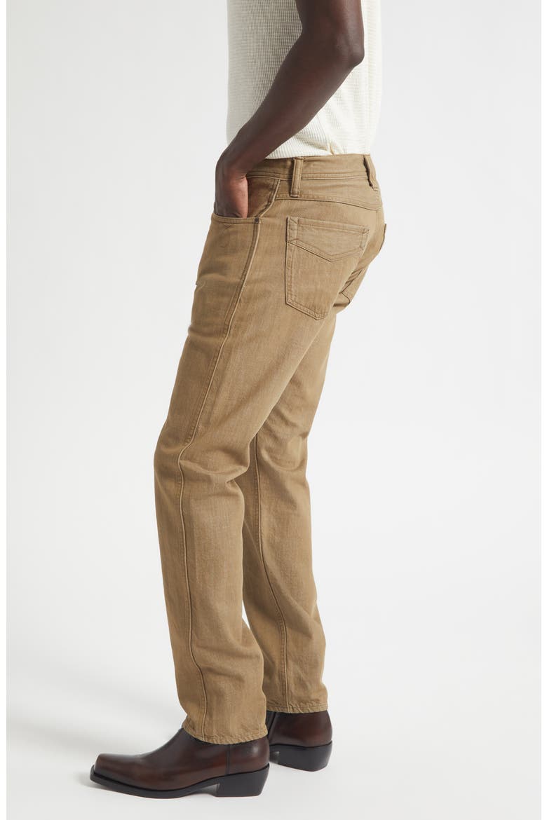 Slim Fit Jeans, Alternate, color, MEDIUM BROWN