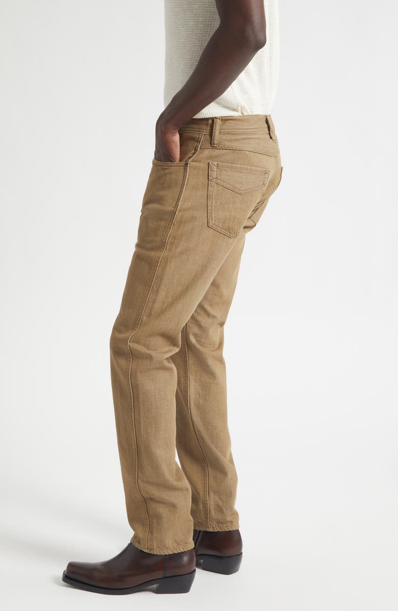 Double RL Slim Fit Jeans, Alternate, color, Medium Brown