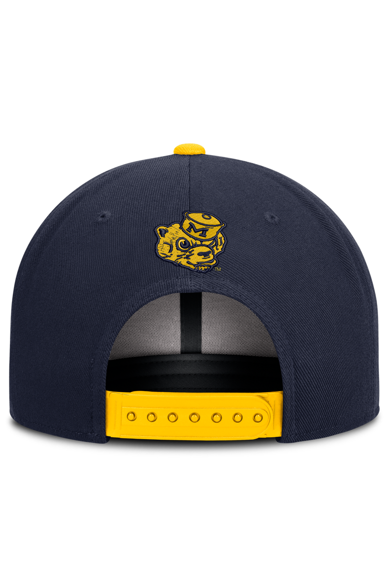 Men's Nike  Navy Michigan Wolverines Legacy Snapback Hat, Alternate, color, Navy