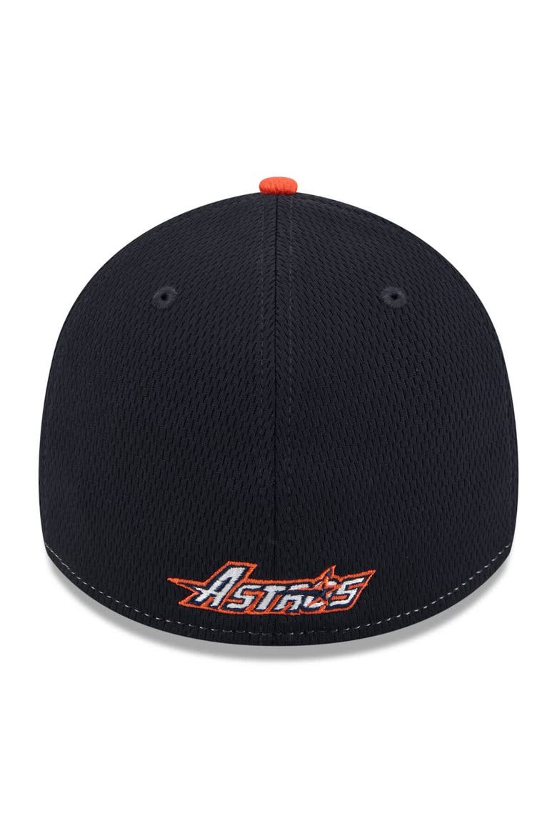 Men's New Era Navy/Orange Houston Astros 2025 MLB Clubhouse 39THIRTY Flex Hat, Alternate, color, Navy