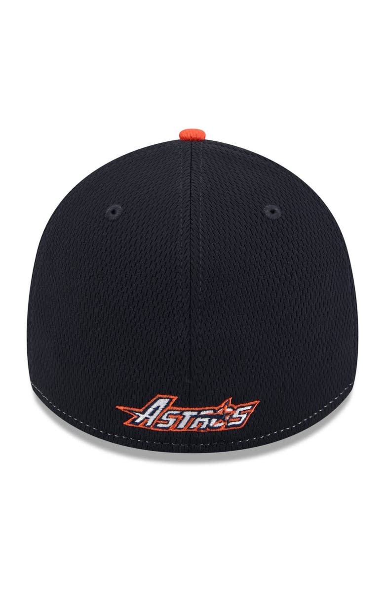 New Era Men's New Era Navy/Orange Houston Astros 2025 MLB Clubhouse 39THIRTY Flex Hat, Alternate, color, Navy