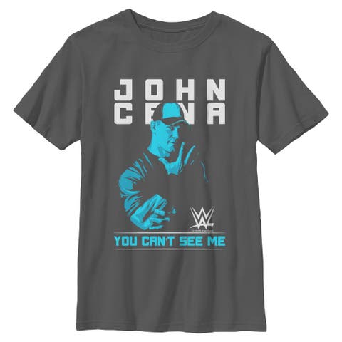 Boy's WWE John Cena You Can't See Me Blue  Graphic T-Shirt