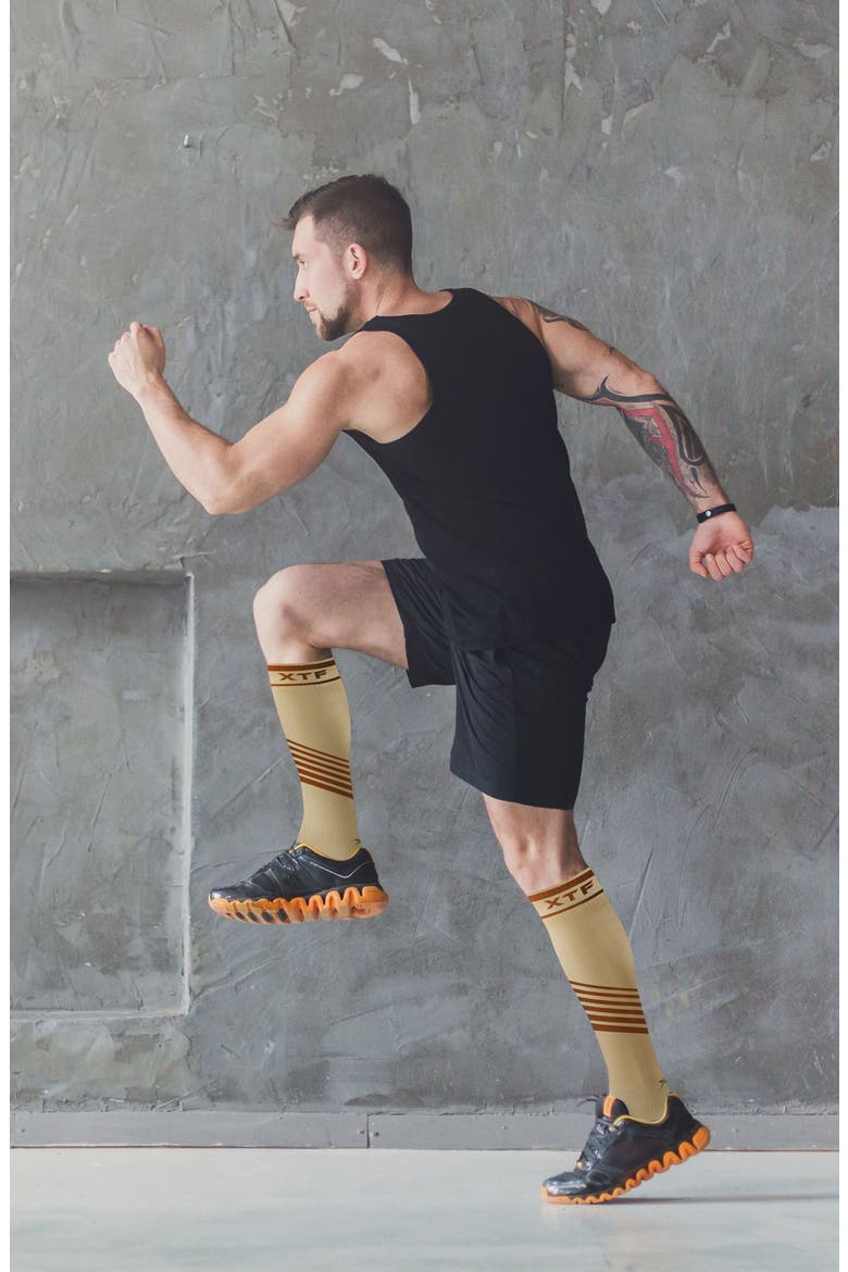 3-Pack Copper Infused Knee Length Compression Socks, Alternate, color, MIX