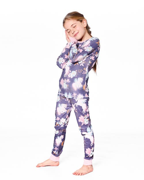 Deux Par Deux Organic Cotton Two-piece Pajamas In Multi