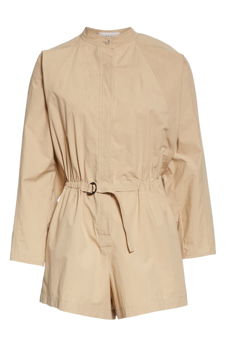 A.L.C. Penelope Long Sleeve Romper, Alternate, color,