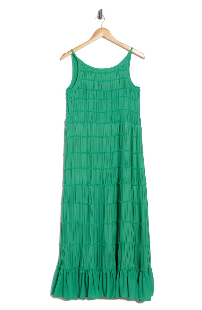 JASON WU Sleeveless Tiered Maxi Dress, Alternate, color, Green