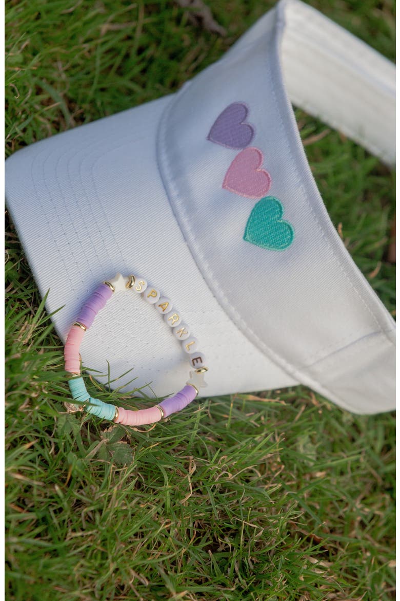 Sparkle Girls' Bracelet, Alternate, color, Lavender/Aqua/Pink