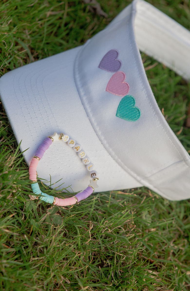 Bits & Bows Sparkle Girls' Bracelet, Alternate, color, Lavender/Aqua/Pink