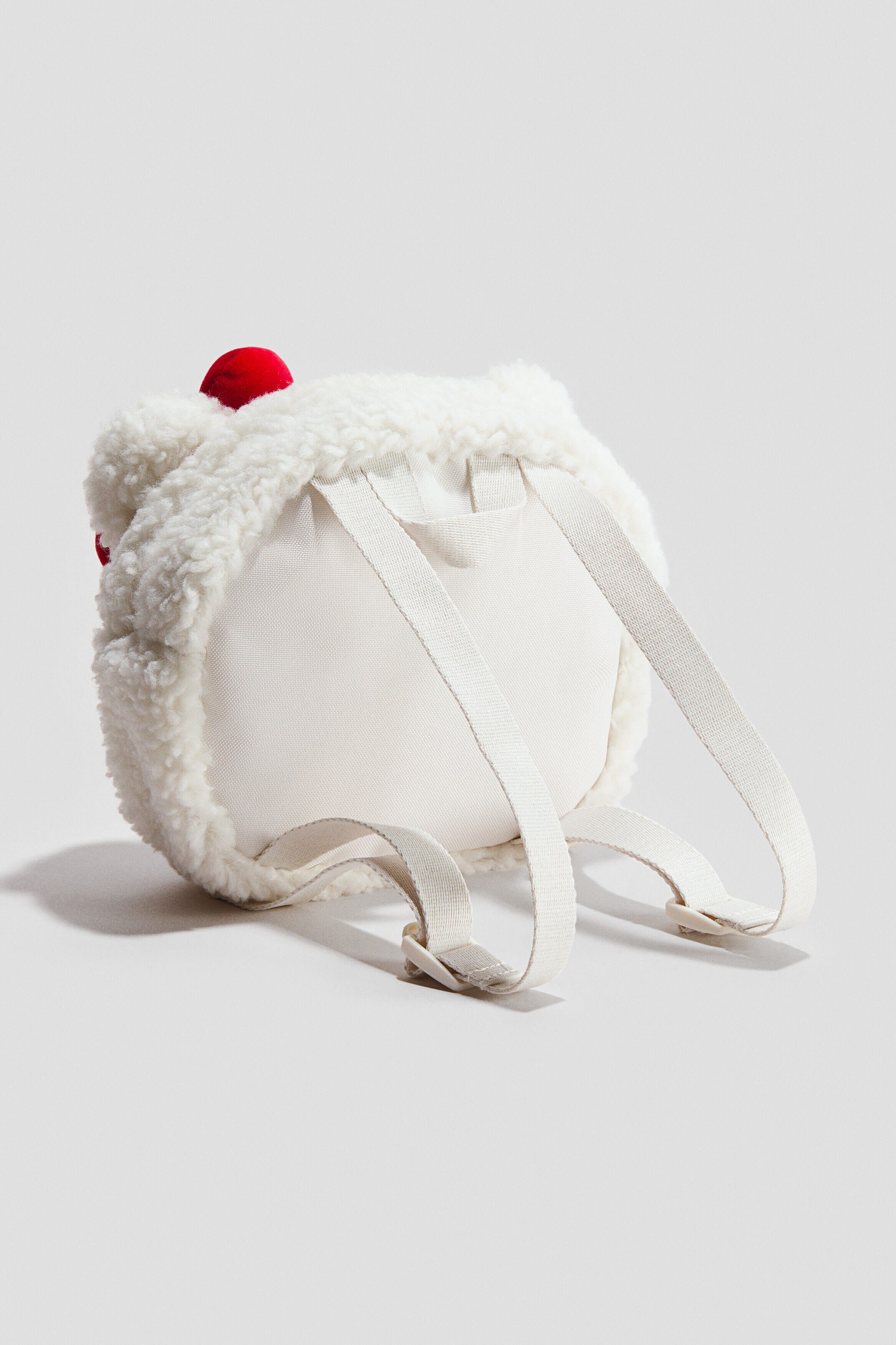 Fluffy Backpack, Alternate, color, White/Hello Kitty