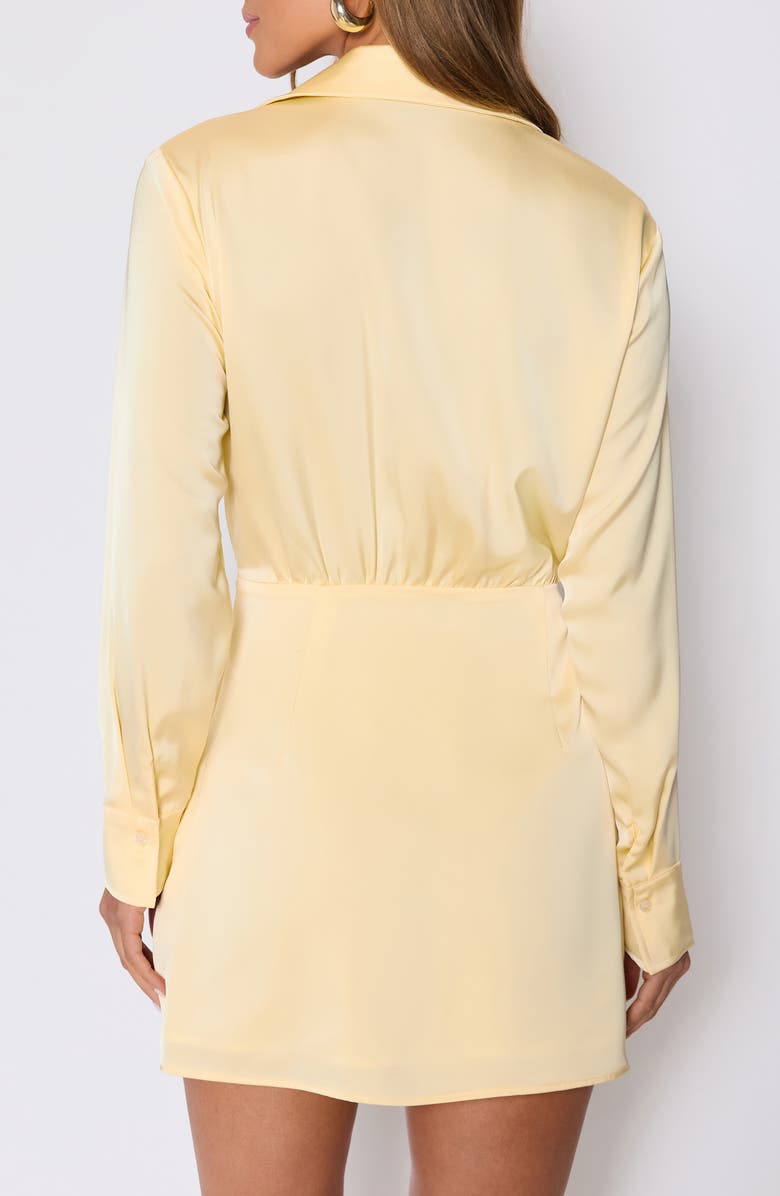 VICI Collection Booked and Busy Collared Long Sleeve Shirtdress, Alternate, color,