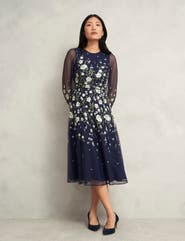 HOBBS LONDON Lois Embroidered Dress