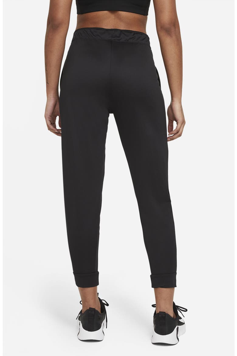 Dri-FIT Attack 7/8 Pants, Alternate, color, BLACK/ BLACK/ WHITE