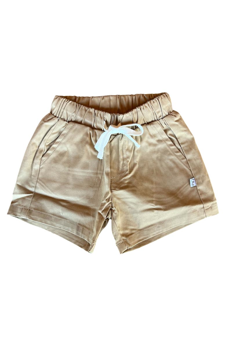 Laree + Co Brextyn Woven Kids Shorts, Main, color, Khaki