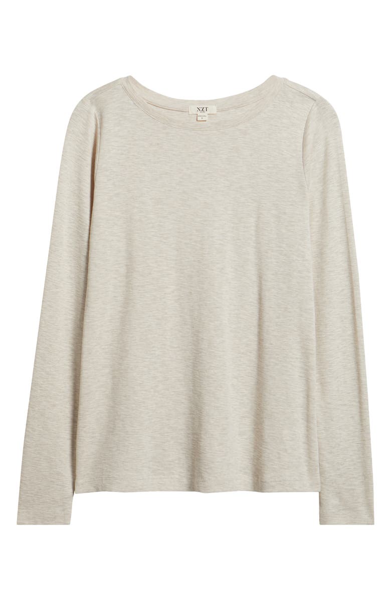 NZT by NIC+ZOE Boat Neck Top, Alternate, color, Sugar Cookie