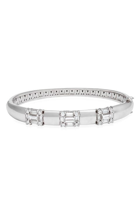 Clarity Diamond Station Bracelet