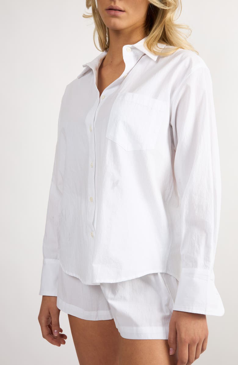 Viens Avec Moi The Everyday Boyfriend Shirt, Alternate, color, White