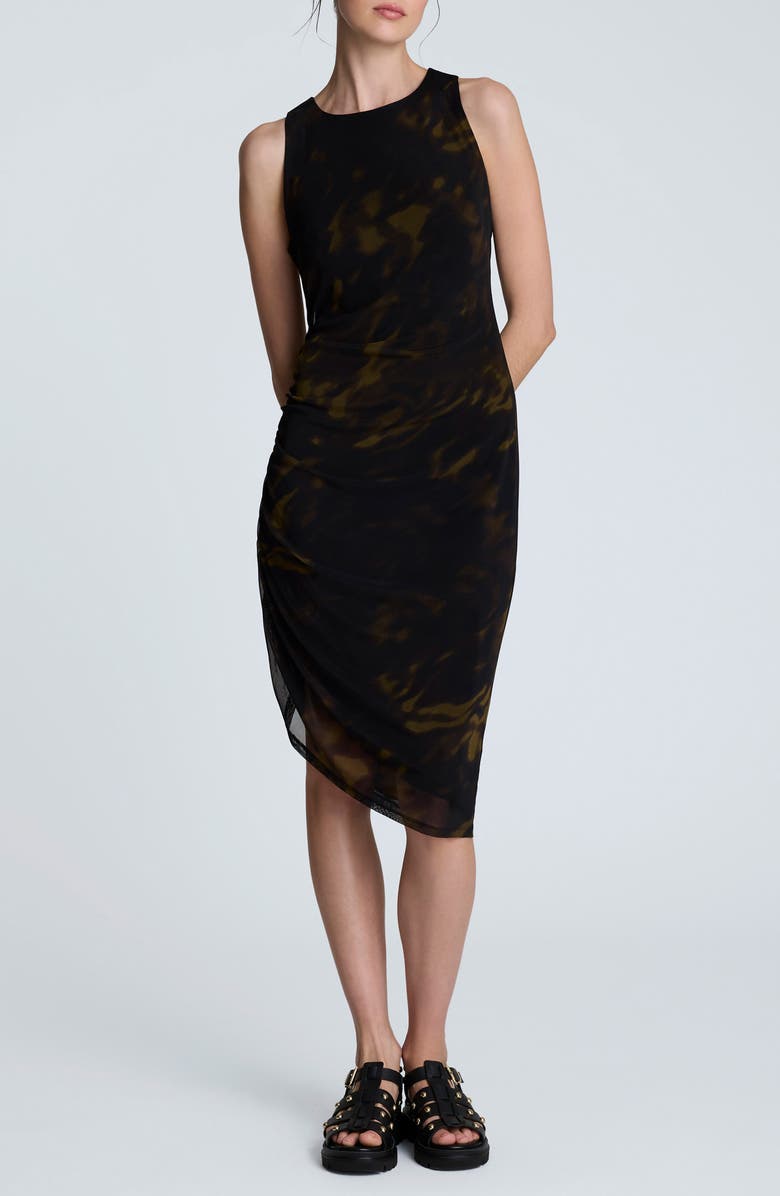 Kenneth Cole Sandra Asymmetric Sleeveless Sheath Dress, Main, color,