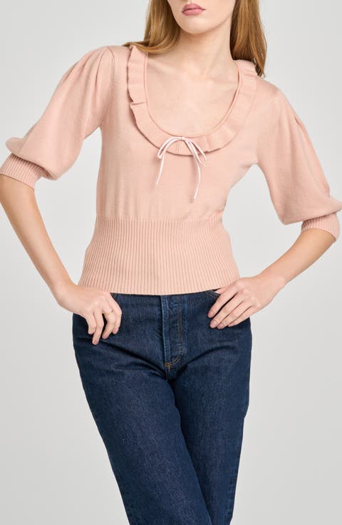 Paulina Puff Sleeve Sweater