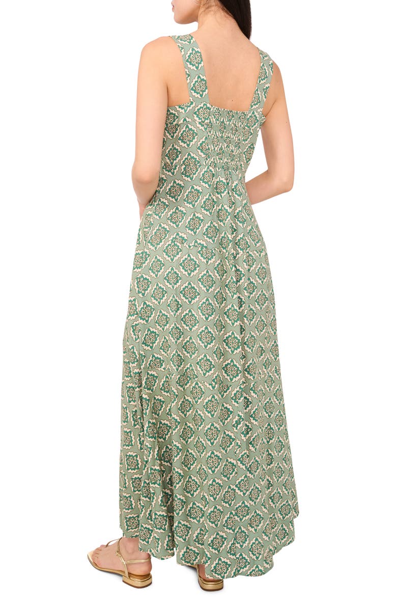 Vince Camuto Square Neck Maxi Dress, Alternate, color, Blue Aura