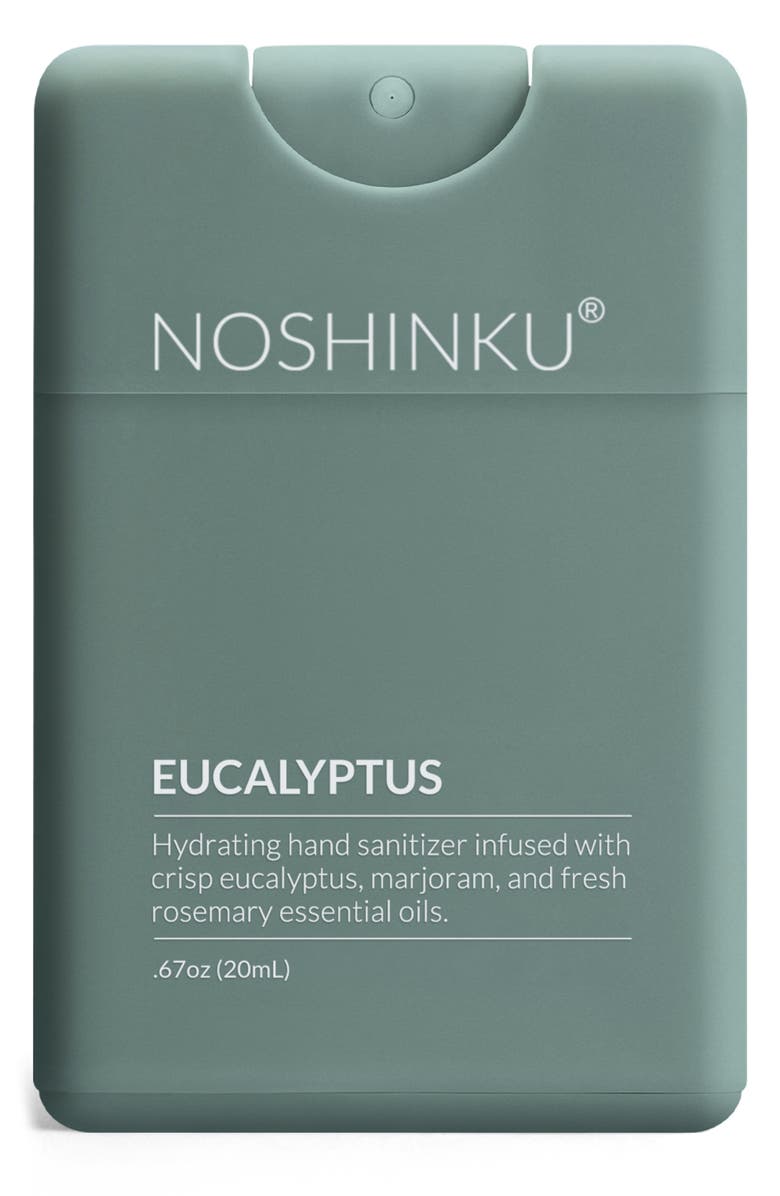 NOSHINKU Eucalyptus Sanitizing Hand Wipes & Spray Set, Alternate, color, Eucalyptus
