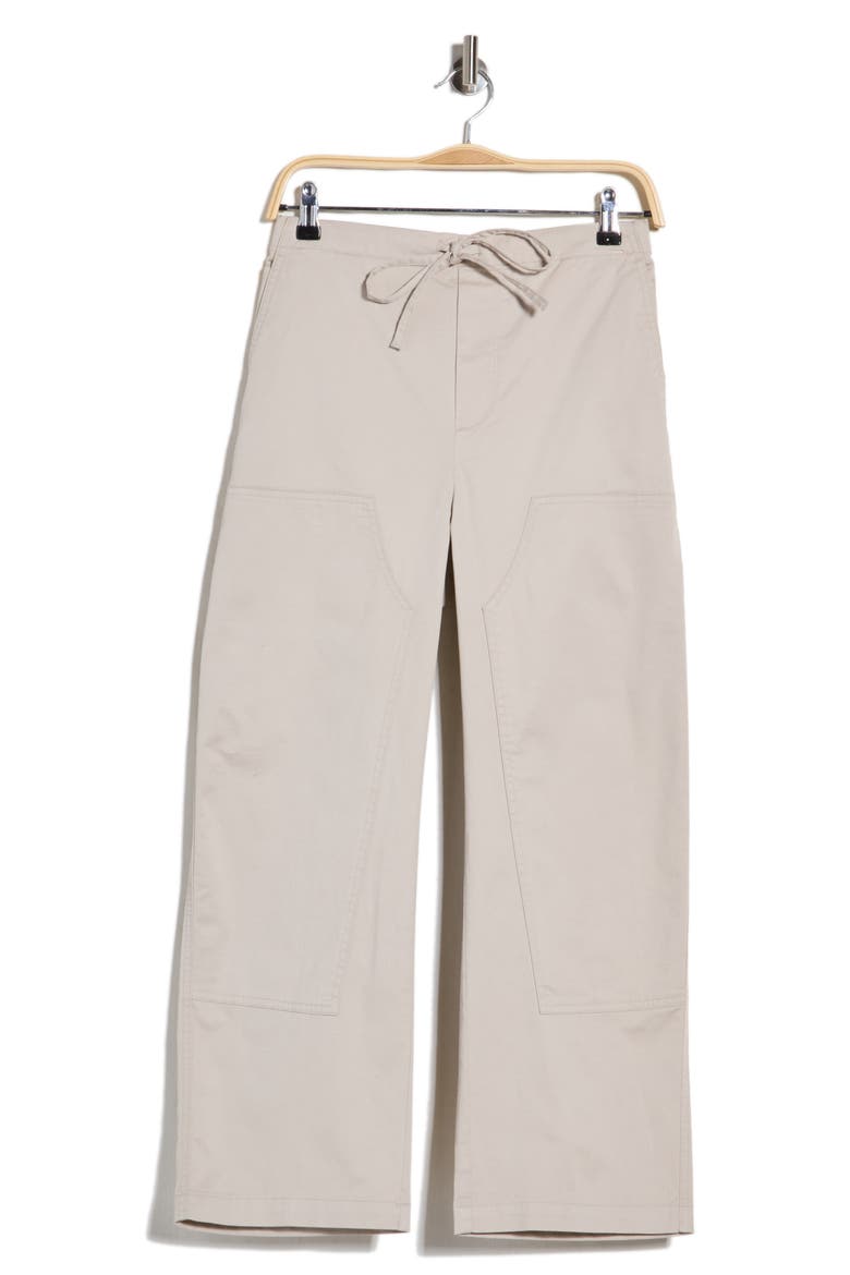 Jolie Stretch Cotton Carpenter Pants, Alternate, color, STONE