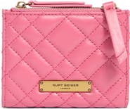 Kurt Geiger London Quilted Leather Mini Purse Wallet