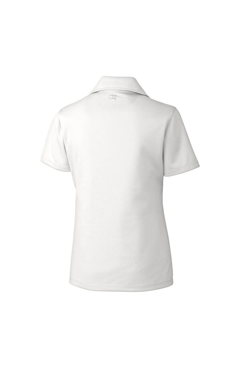 Cutter & Buck Women's Cutter & Buck White Cincinnati Bengals Helmet Logo CB DryTec Genre Textured Solid Polo, Alternate, color,