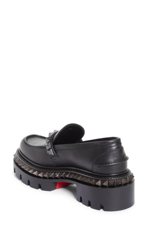 Christian Louboutin St. Roch Stud Platform Loafer