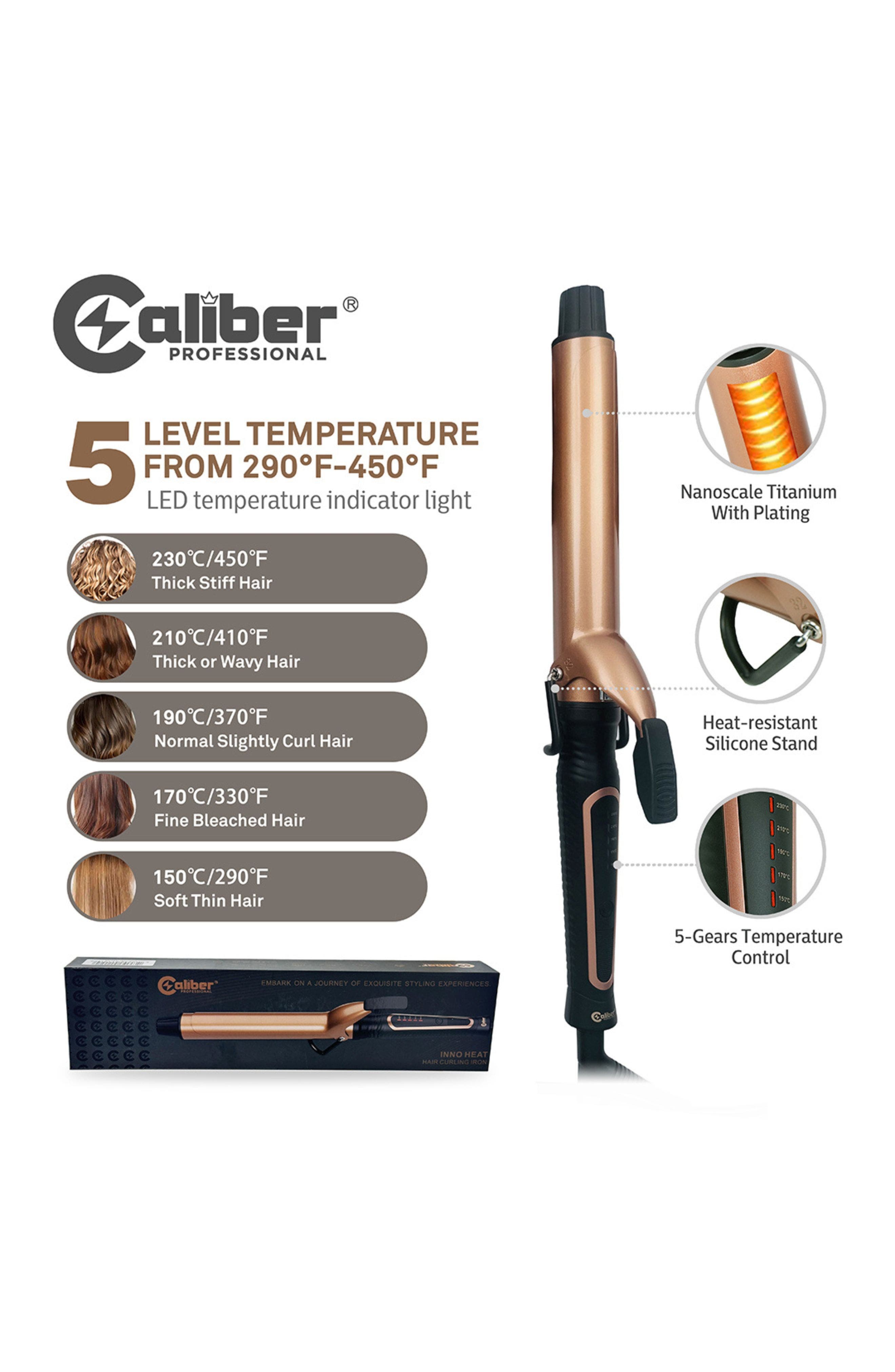 Caliber Beauty Inno 1-Inch Professional Curling Iron | Nordstrom