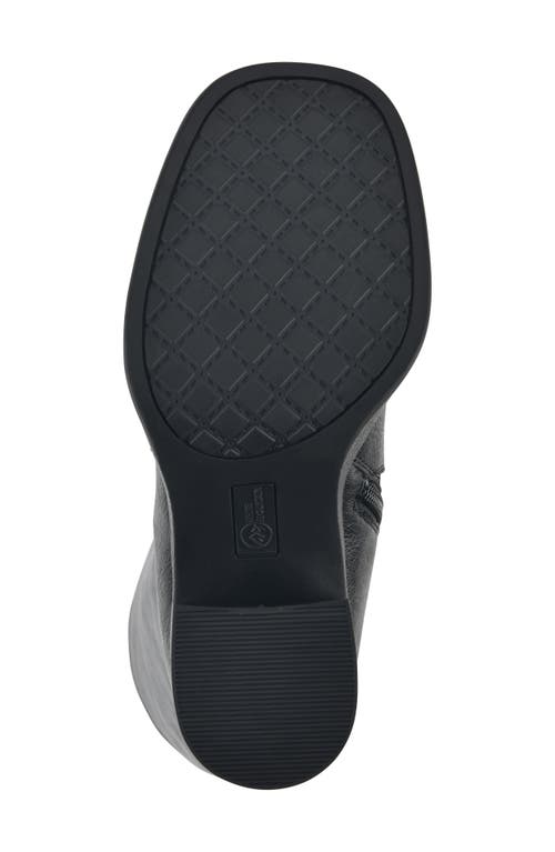 White Mountain Footwear Mackle Tall Shaft Block Heel Boot In Animal Print