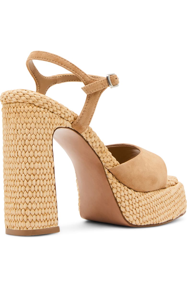 Steve Madden Liandra Platform Sandal, Alternate, color, Tan Suede